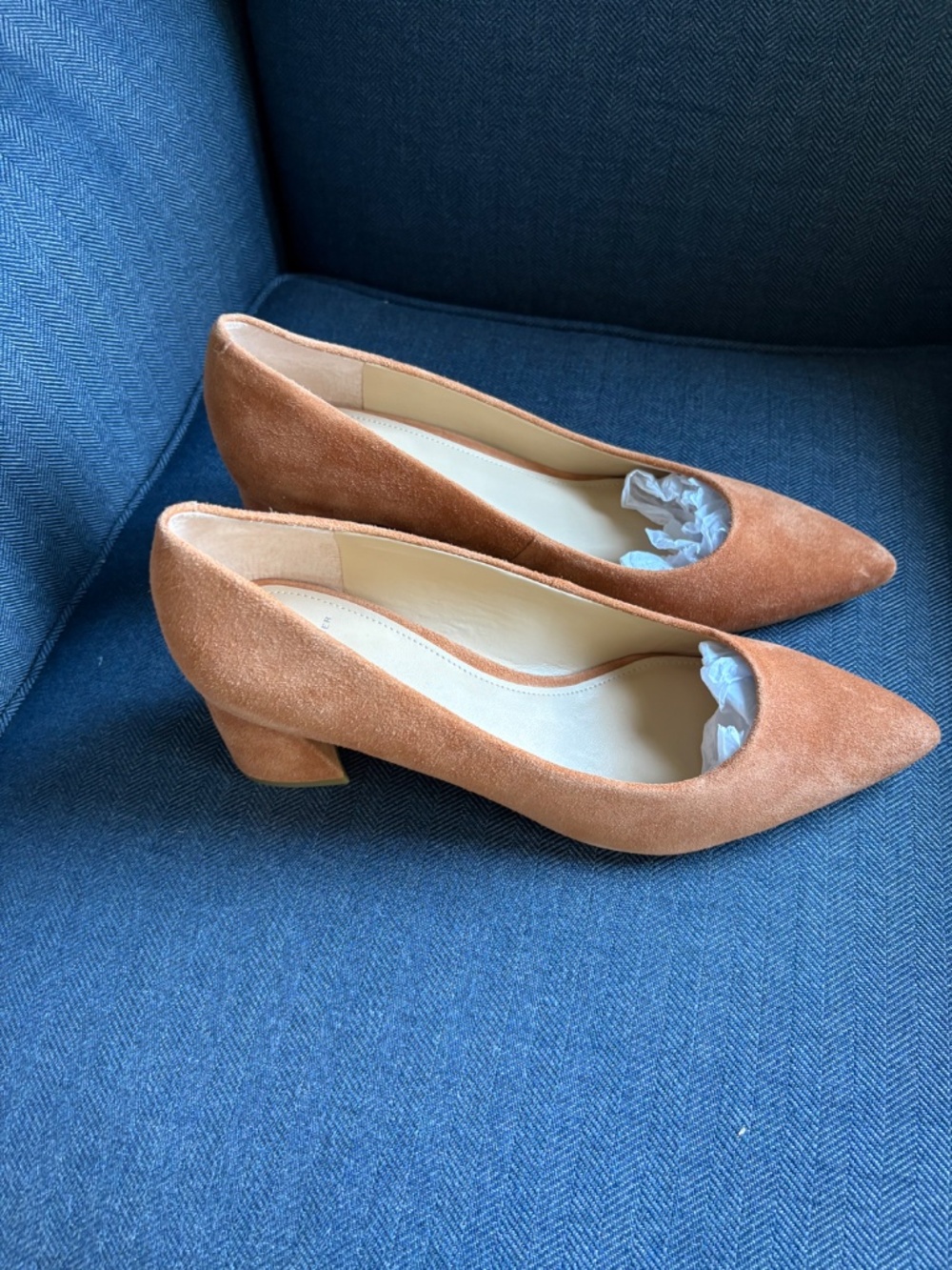 Marc Ficher Zala Chestnut Brown Swede - Picture 6 of 9